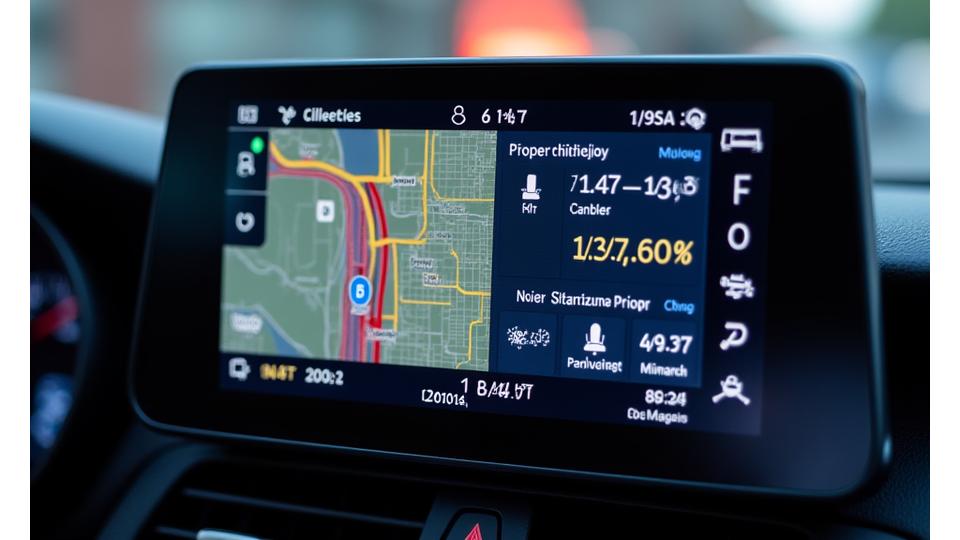 Chytré funkce GPS navigace, jako je dopravní situace a hledání paliva
