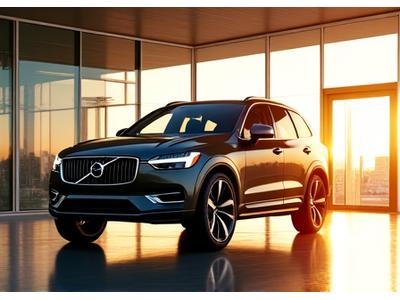 Luxusní SUV před moderním terminálem letiště, připravené k odjezdu