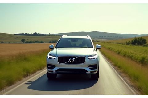 Střední SUV na venkovské silnici